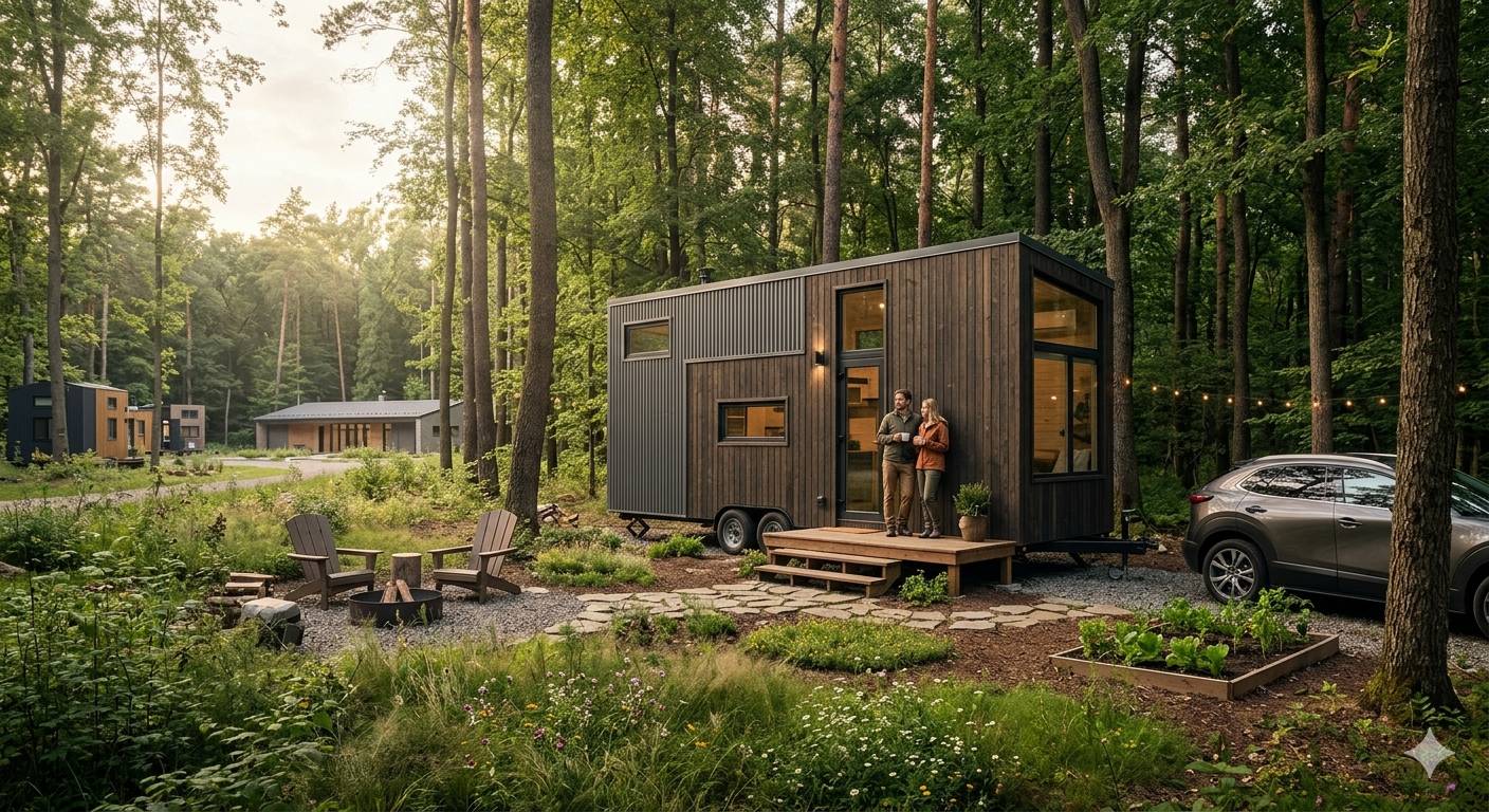 Одноповерховий сучасний будинок